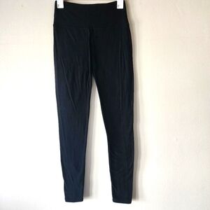 ORVIS CLASSIC Black Leggings Athletic Wear Cozy Bottoms Gym Pants Size Medium